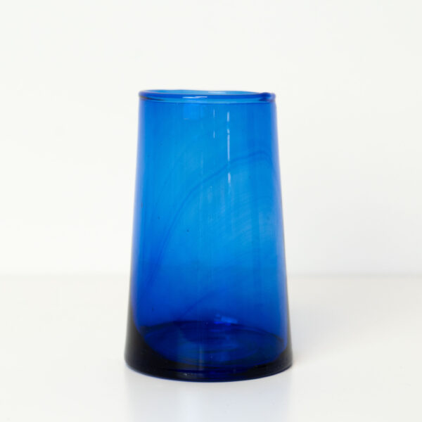 verre soufflé gamme envers beldi bleu l
