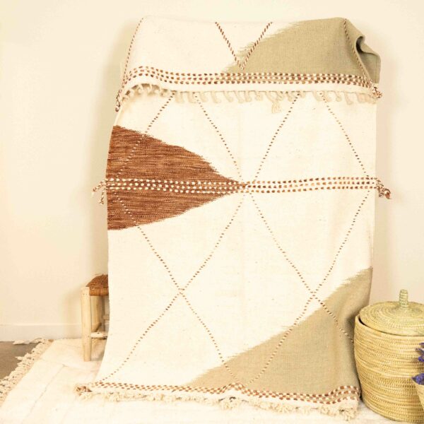 tapis kilim cappuccine