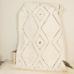 Tapis Béni Ouarain Almas Noir