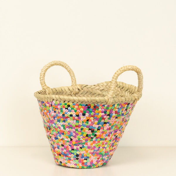 petit panier à paillettes !