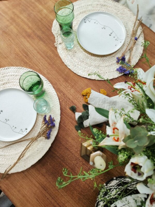 sets de table en osier ou déco mural !